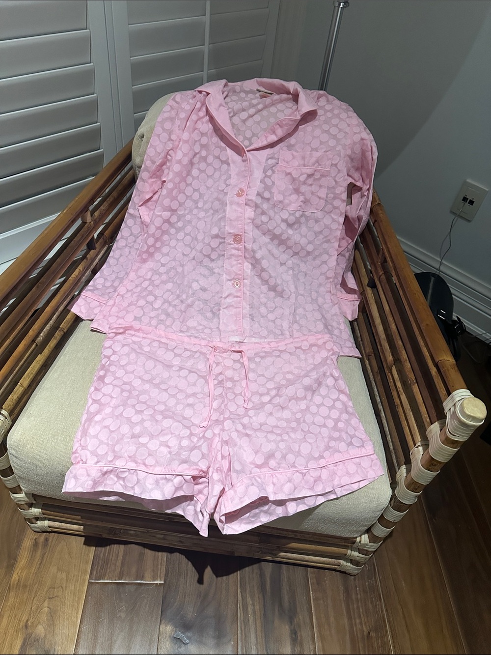 BedHead Pink Polka Dot Short Pajama Set